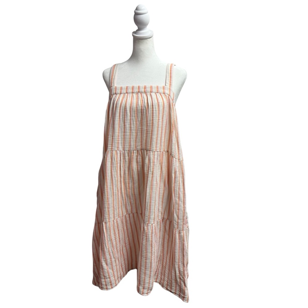 Marine Layer Gauze Midi Dress - Picture 4 of 13